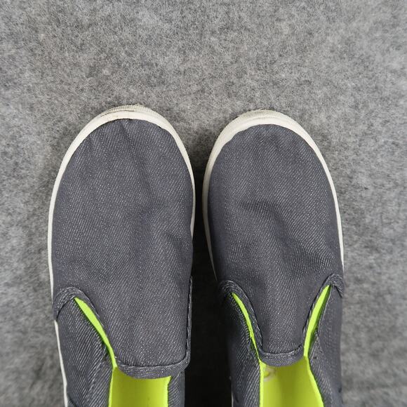 Casual Shoes Kids 1 Sneaker Slip On Trainer School Play Active Comfort Flat Gray - Picture 7 of 11